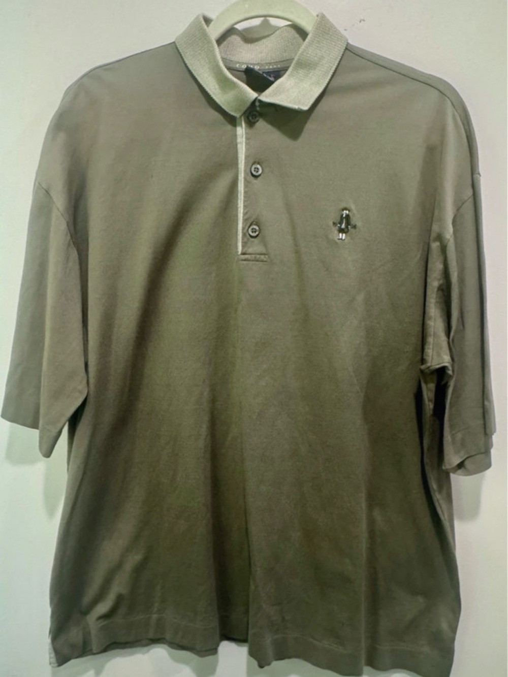 Como Sport Made in Italy Quaker Ridge Golf Club Polo Shirt Men’s XL Olive Green